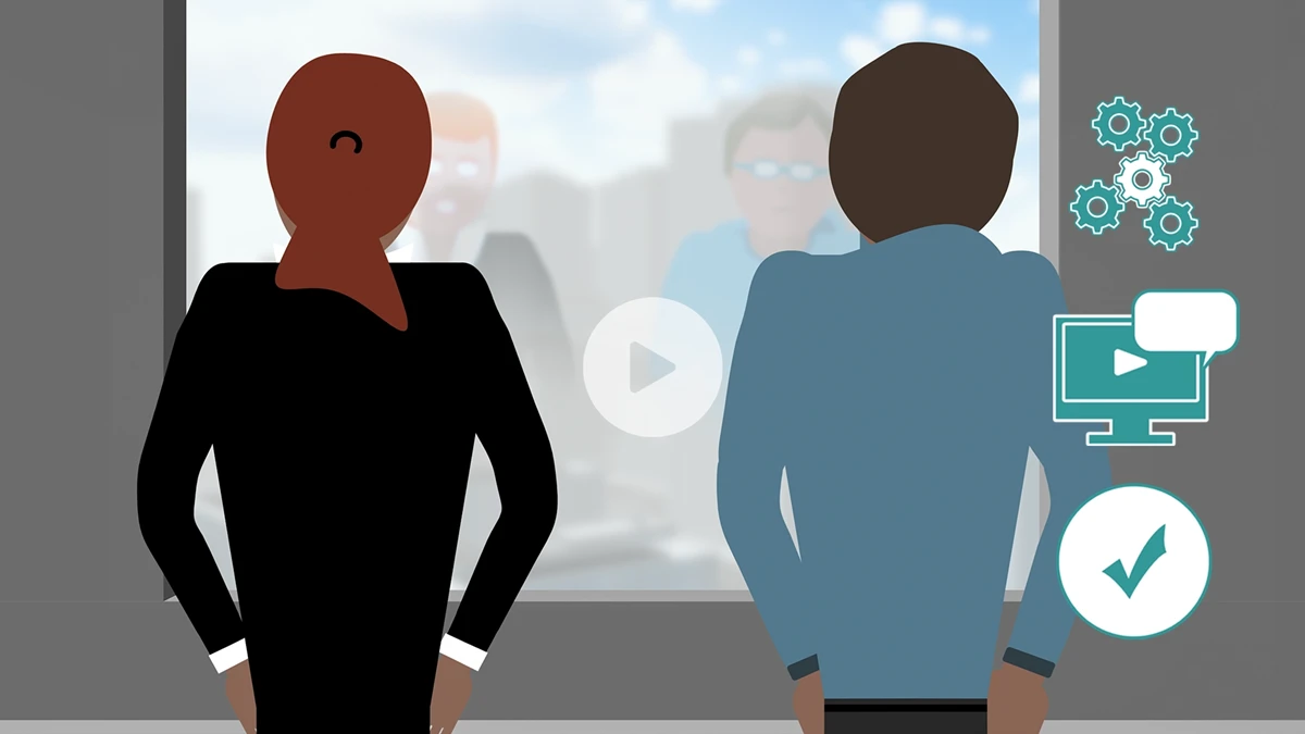 An explainer video presents complex processes or technical concepts clearly and visually, getting straight to the point in a short amount of time.