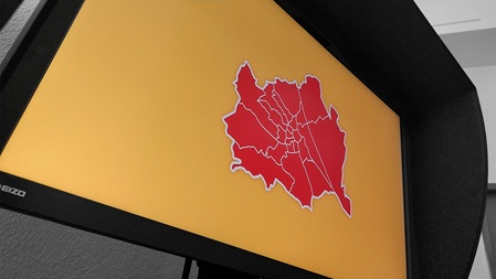The graphic animations for the Vienna Health Award videos are being redesigned by the video production team in Vienna.