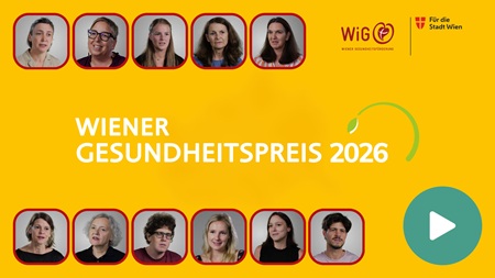 Die Preisträger*innen des Wiener Gesundheitspreises erzählen in Videos, produziert von der Filmproduktion in Wien, über ihre preisgekrönte Projekte.