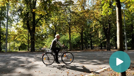 Die Filmproduktion in Wien produzierte Videos zum Thema "Aktives Leben mit der Lungenkrankheit COPD".